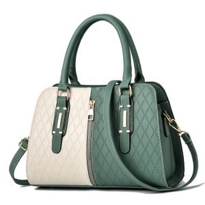 Fashion Color Matching Ladies Handbags European and American Atmosphere Large Capacity