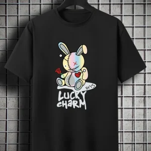 Printed Lucky Charm Boys Short Sleeve T-Shirt