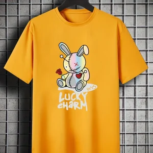 Printed Lucky Charm Boys Short Sleeve T-Shirt